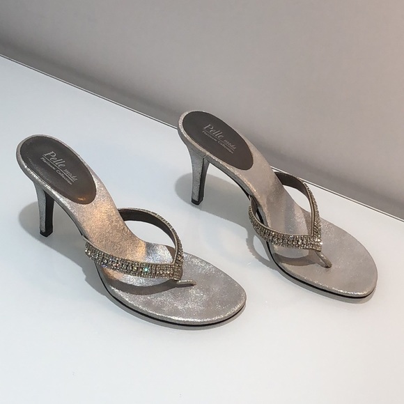 Rhinestone Heels Pelle moda Platinum Collection - Picture 6 of 16